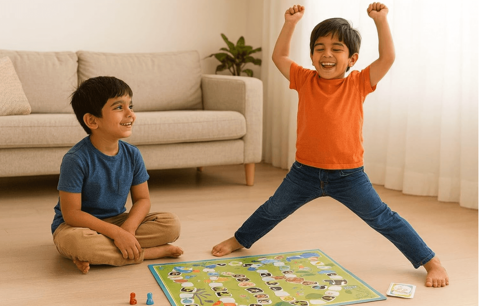 Kids enjoying active play with Jungle Jump